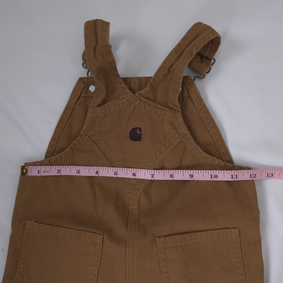 Carhartt 3T Boys Bib Overalls Tan - Picture 9 of 9